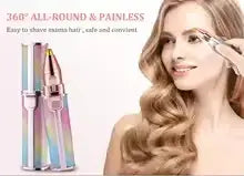 Women Eyebrow Trimmer with Facial Hair Remover