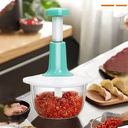 Manual Press Food Chopper