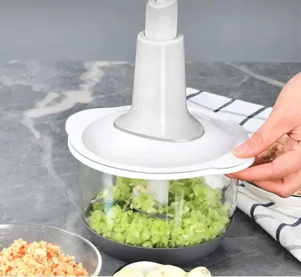 Manual Press Food Chopper
